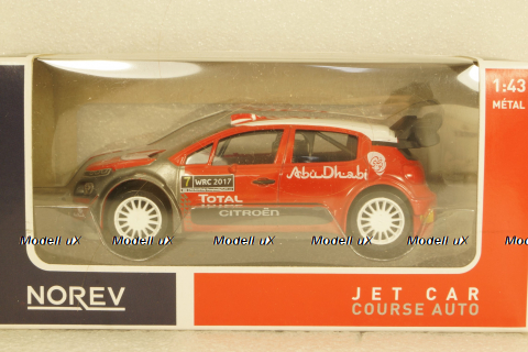 Citroen C3 WRC 2017 "OFFICIAL PRESENTATION VERSION", 155365, Norev 1:43
