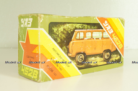 Уаз-452В, глухой, красный, Тантал/Радон 1:43