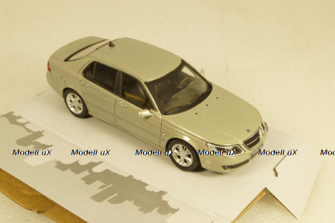 Saab 9,5 aero sedan silver, Cararama 1:43