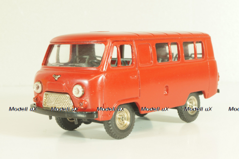Уаз-452В, глухой, красный, Тантал/Радон 1:43