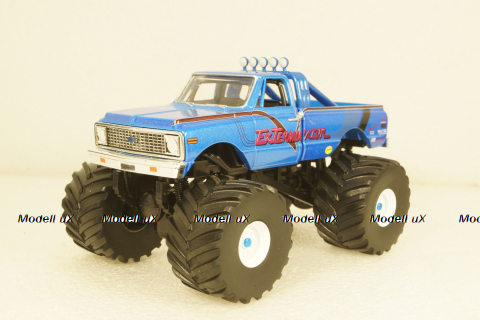 Chevrolet K-10 Exterminator 1982 light blue, Greenlight 1:43