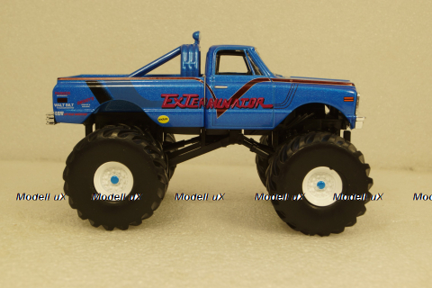 Chevrolet K-10 Exterminator 1982 light blue, Greenlight 1:43