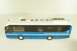 LOHR L96 bus Gendarmerie 1996, blue, Autobus Dal Mondo #76, Hachette 1:43