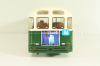 Chausson APU/53 bus 1953, green, Autobus Dal Mondo #66, Hachette 1:43