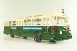 Chausson APU/53 bus 1953, green, Autobus Dal Mondo #66, Hachette 1:43