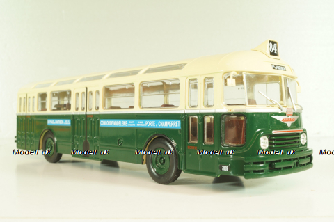 Chausson APU/53 bus 1953, green, Autobus Dal Mondo #66, Hachette 1:43