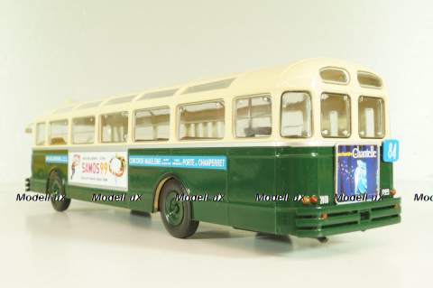 Chausson APU/53 bus 1953, green, Autobus Dal Mondo #66, Hachette 1:43