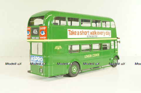 AEC Regent III RT 1947 Regent, bus, green, , Autobus Dal Mondo #87, ADM087, Hachette 1:43 Блистер вскрыт!