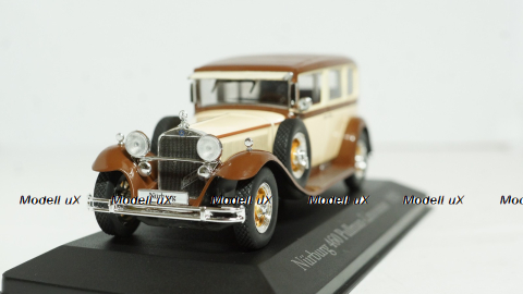 Mercedes Nurburg 460 Pullman-Limousine (W08), 1929, beige/brown, Altaya 1:43