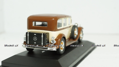 Mercedes Nurburg 460 Pullman-Limousine (W08), 1929, beige/brown, Altaya 1:43