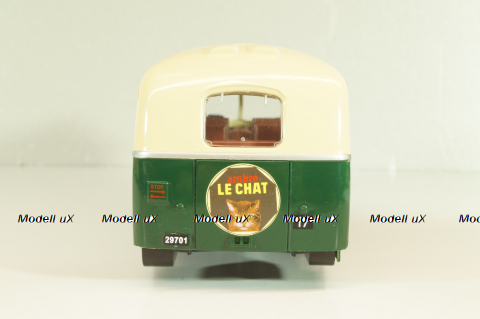 Chausson APH 47 bus 1947, green/beige, ADM075, Autobus Dal Mondo #75, Hachette 1:43 Уценка!