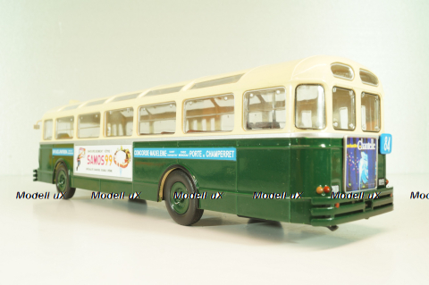 Chausson APH 47 bus 1947, green/beige, ADM075, Autobus Dal Mondo #75, Hachette 1:43 Уценка!