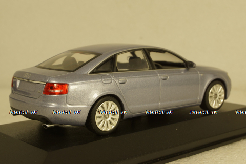 Audi A6 C6 sedan 2004, Akoya silver, 400013000, Minichamps 1:43