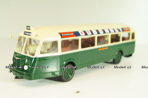 Chausson APH 47 bus 1947, green/beige, ADM075, Autobus Dal Mondo #75, Hachette 1:43 Уценка!