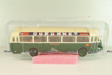 Chausson APH 47 bus 1947, green/beige, ADM075, Autobus Dal Mondo #75, Hachette 1:43 Уценка!