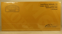 LAND ROVER DEFENDER 110 N 0 RALLY CAMEL TROPHY SABAH-MALAYSIA 1993, ALM810310, Almost Real 1:18