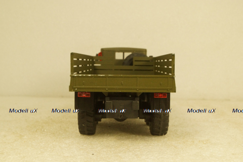 Краз-255, бортовой, хаки, Саратов 1:43