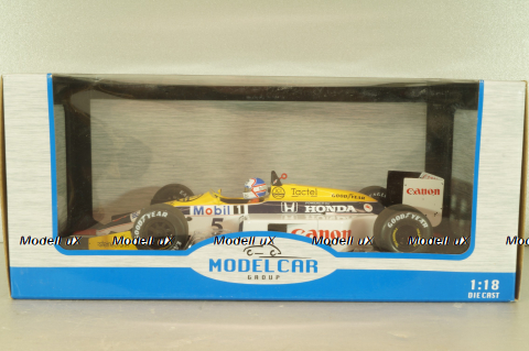 Williams FW11 Honda #5 winner British GP 1986 Nigel Mansell, Formula 1, MCG18627F, MCG 1:18