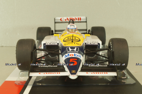 Williams FW11 Honda #5 winner British GP 1986 Nigel Mansell, Formula 1, MCG18627F, MCG 1:18