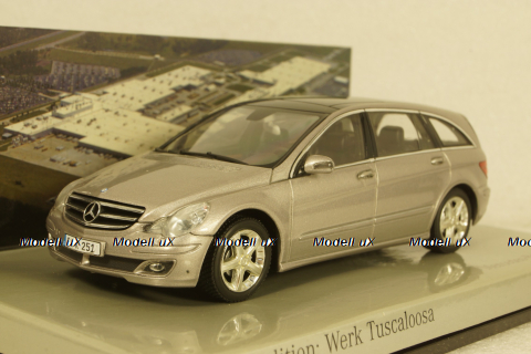 Mercedes  R-Klasse, 2005, silver, В6 696 2243, Minichamps 1:43