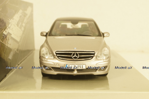 Mercedes  R-Klasse, 2005, silver, В6 696 2243, Minichamps 1:43