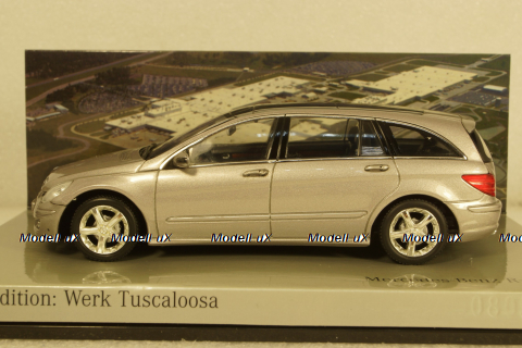 Mercedes  R-Klasse, 2005, silver, В6 696 2243, Minichamps 1:43