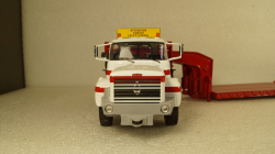 Berliet TB 015 M3 6x4 1960 white/red, low loader semitrailer, TTR024, IXO 1:43