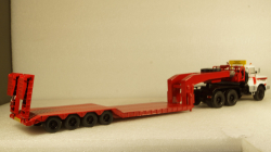 Berliet TB 015 M3 6x4 1960 white/red, low loader semitrailer, TTR024, IXO 1:43