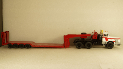 Berliet TB 015 M3 6x4 1960 white/red, low loader semitrailer, TTR024, IXO 1:43