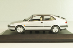 Saab 900 SE (900NG) coupe 1995, silver, 743310, Minichamps 1:43 Уценка!