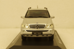 Mercedes ML 320 W163 ML-Klasse 2002, silver, В6 6961928, IXO 1:43
