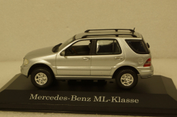 Mercedes ML 320 W163 ML-Klasse 2002, silver, В6 6961928, IXO 1:43