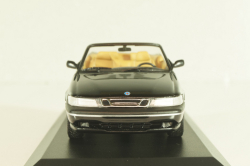 Saab 900 SE (900NG) cabriolet 1995, black, 741702, Minichamps 1:43, Minichamps 1:43