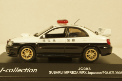 Subaru Impreza WRX Japanese Police 2005,  white, JC083, J-collection 1:43
