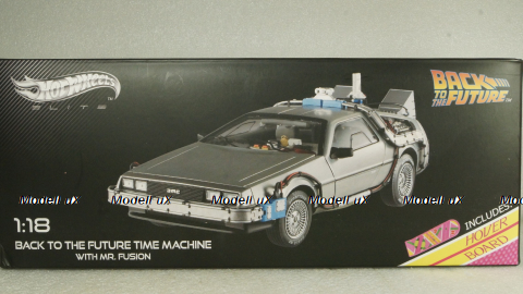 DeLorean DMC-12  Back to the Future II  Time Machine, Hot Wheels Elite 1:18
