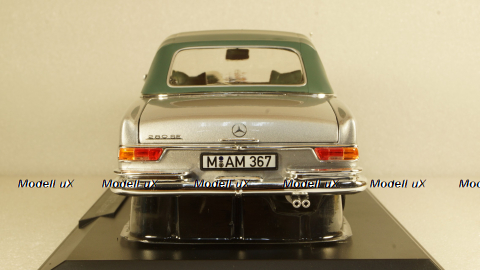 Mercedes 280SE (W108) Cabriolet 1969 Silver, 183761, Norev 1:18