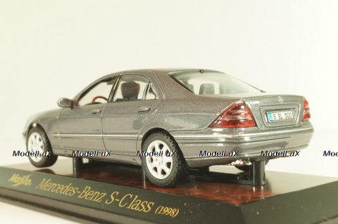 Mercedes-Benz S 500 (W220) 1998, grey, 31505, Maisto 1:43