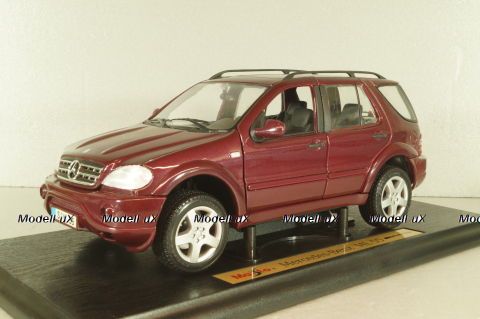 Mercedes-Benz ML 55 AMG (W163) 2000, maroon, 503348, Maisto 1:18