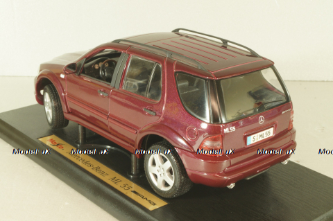 Mercedes-Benz ML 55 AMG (W163) 2000, maroon, 503348, Maisto 1:18