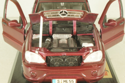 Mercedes-Benz ML 55 AMG (W163) 2000, maroon, 503348, Maisto 1:18