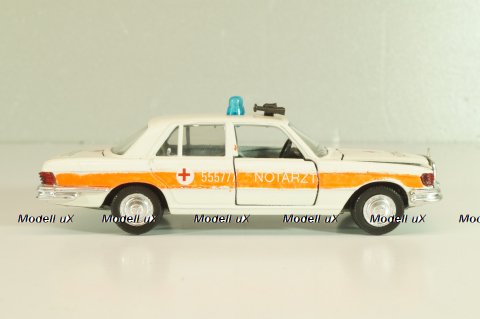 Mercedes-Benz 350 SE (W116) Notarzt 1972, 301612, Schuco 1:43
