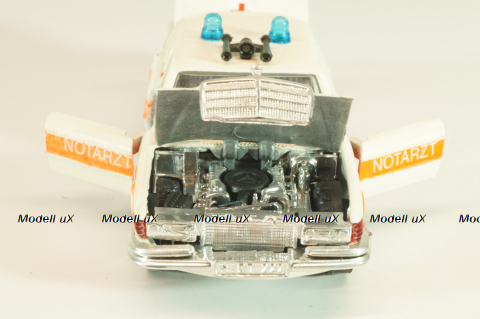 Mercedes-Benz 350 SE (W116) Notarzt 1972, 301612, Schuco 1:43