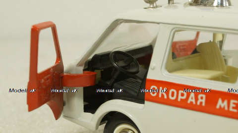 Раф-2203, медицинская, светло-серая, сентябрь 89г., Тантал/Радон 1:43