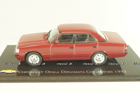 Chevrolet Opala Diplomata Collectors 1992, maroon, Salvat 1:43