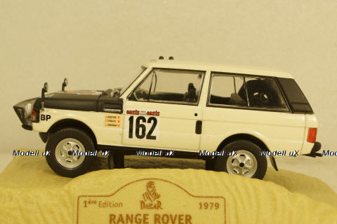 Range Rover Classic Dakar 1979, j.Genestier, J.Terbiaut, J.Lemordant, Norev 1:43