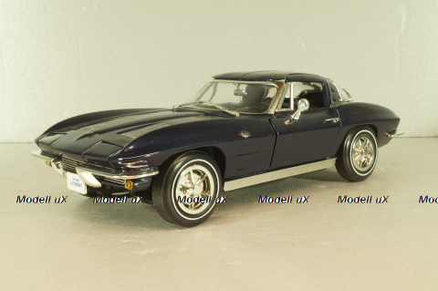 Chevrolet Corvette (C2) Stingray 1963, blue, ERTL 1:18