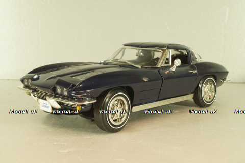 Chevrolet Corvette (C2) Stingray 1963, blue, ERTL 1:18