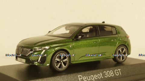 Peugeot 308 GT 2021 Green, 473930, Norev 1:43