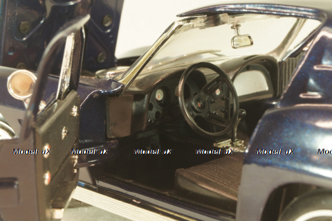 Chevrolet Corvette (C2) Stingray 1963, blue, ERTL 1:18