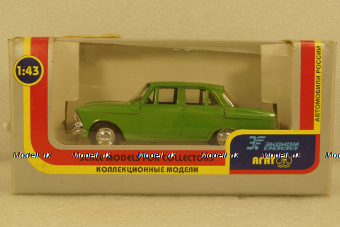 Москвич-408, зеленый, Агат 1:43